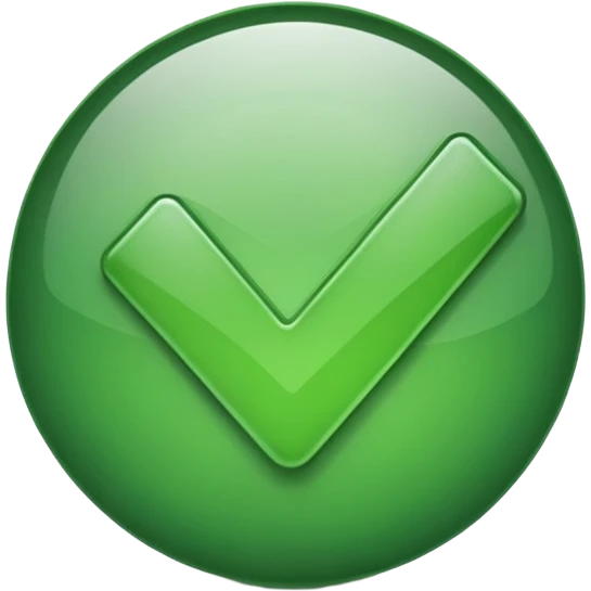 Checkmark Green  emoji