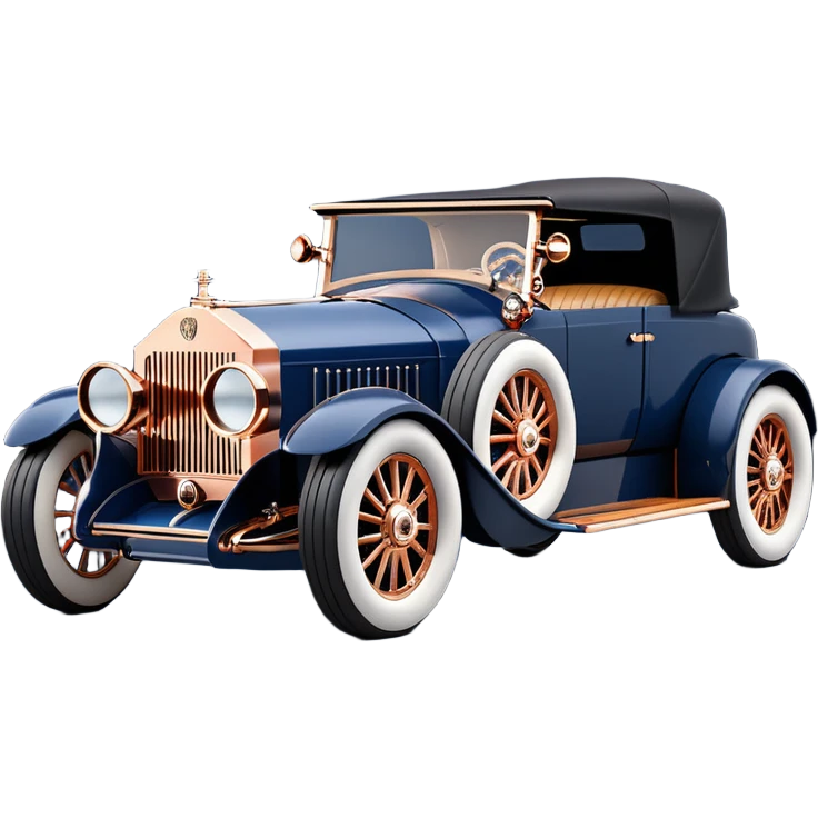 dark blue led lights Darth Vader’s hot rod nazi 1927 delicately inlaid rose gold wood barrel accents Scrooge McDuck’s Rolls Royce efficiently powered by futuristic electric motors and dynamos with wide racing wheels that are strong agility advanced suspension and steering emoji