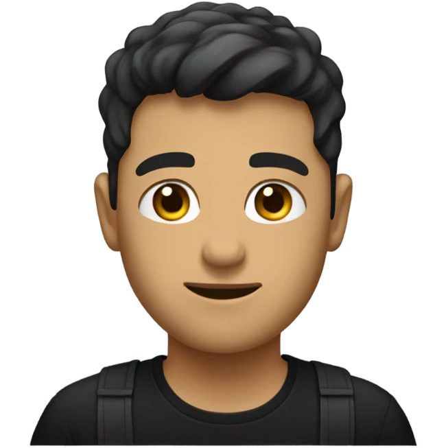 Me in black shirt.  emoji