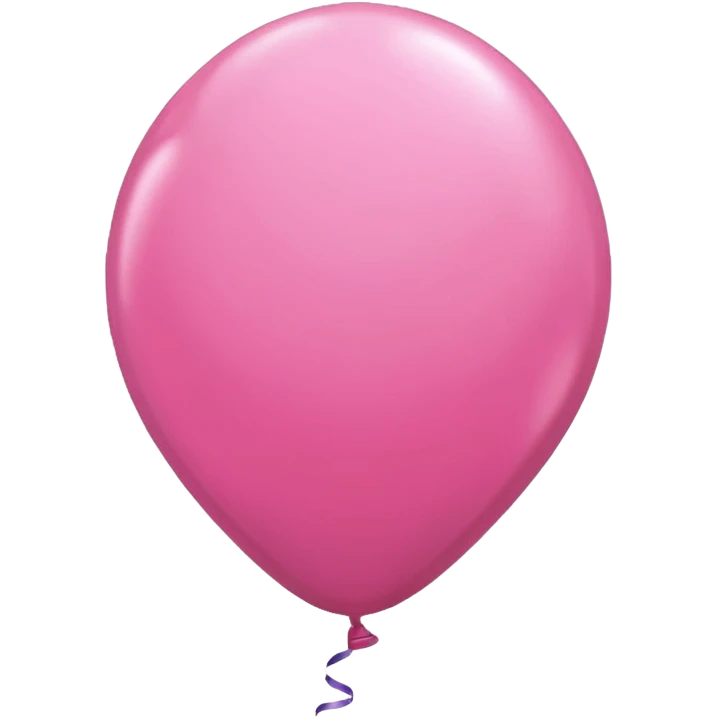 Pink balloon emoji