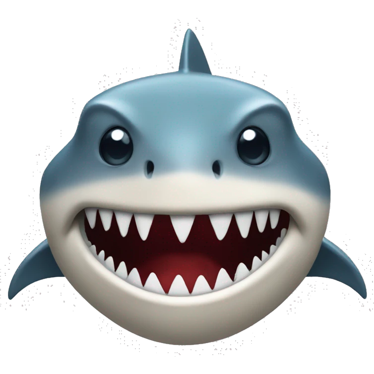 Shark head emoji