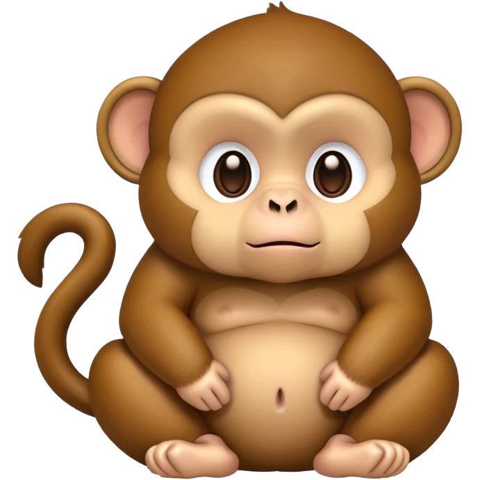 fat monkey emoji