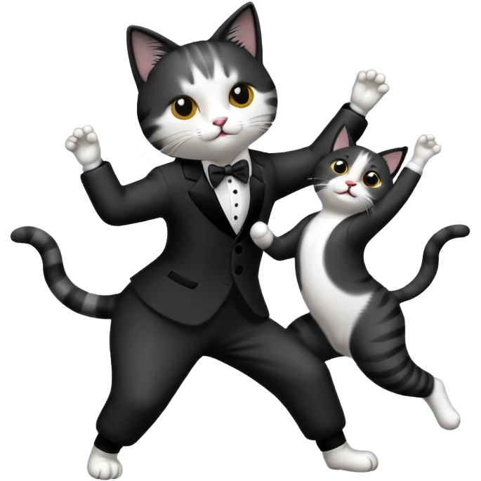 cat dancing tango emoji