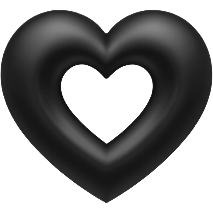 Hollow Heart outline lines emoji