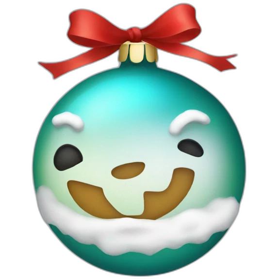 Chirstmas ball emoji
