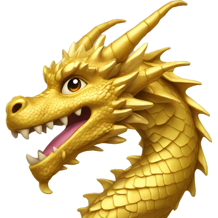 gold dragon emoji