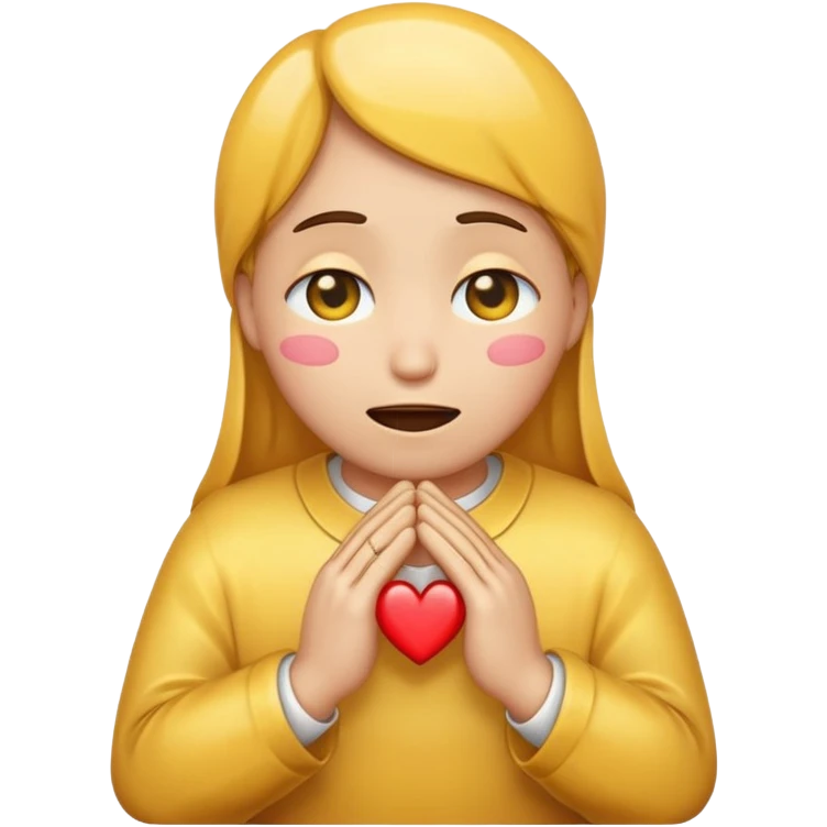 Emoji that is crying with praying hands and Heart eyes emoji