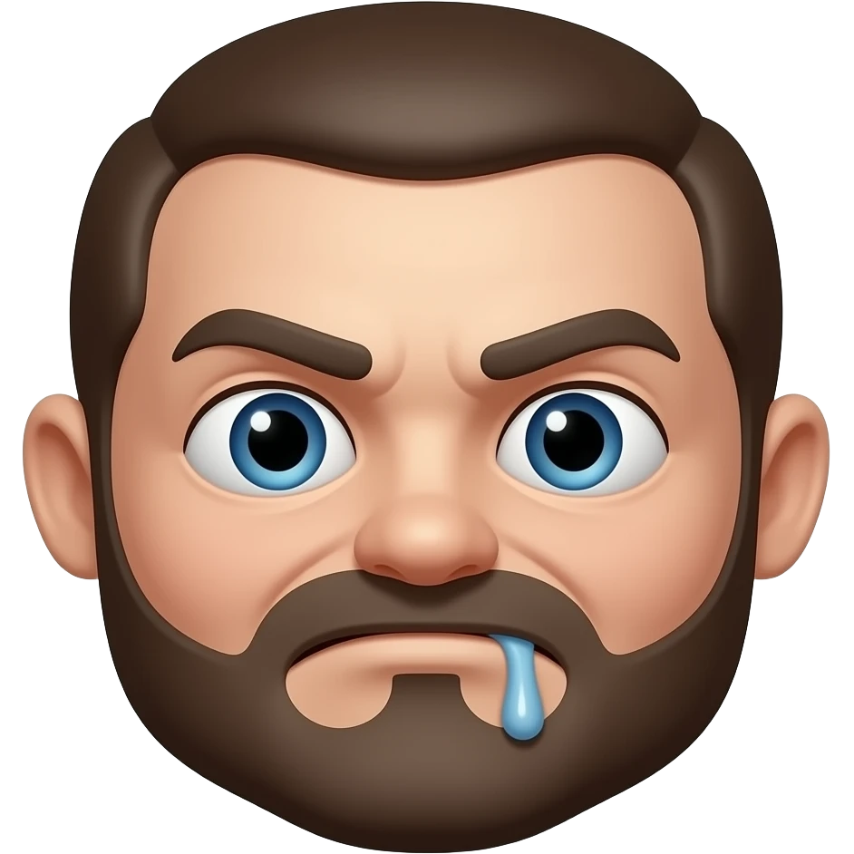 dumb drooling emoji emoji