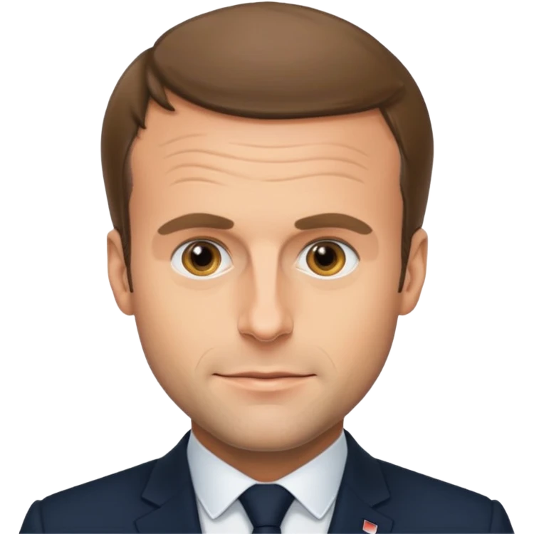 Emmanuel Macron emoji