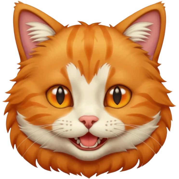 Cat with gap teeth emoji