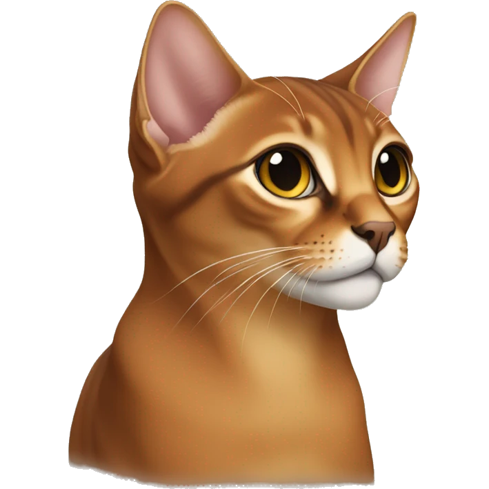 Abyssinian cat emoji
