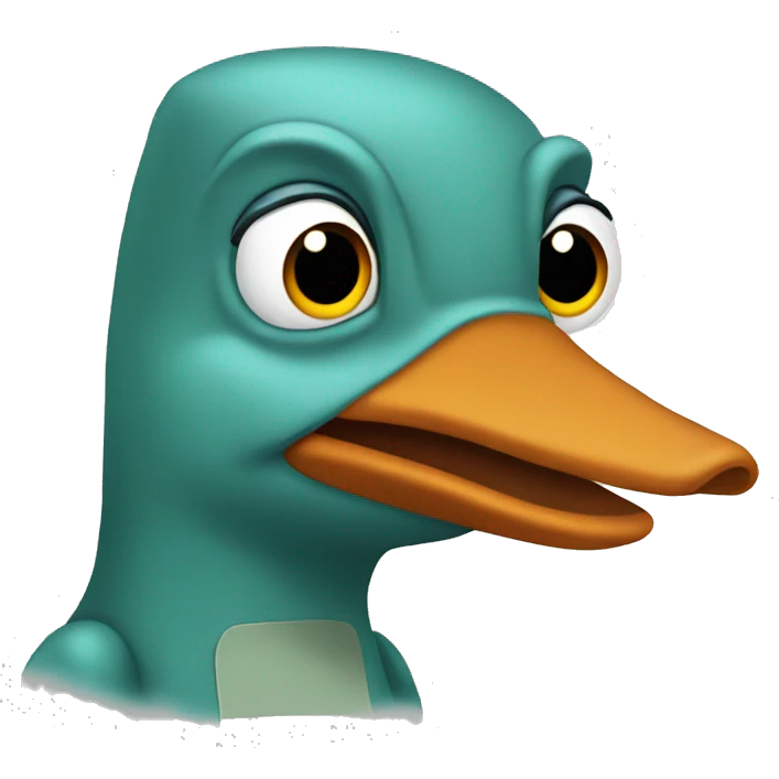 Perry the platypus emoji