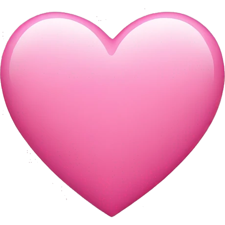 Pink heart emoji