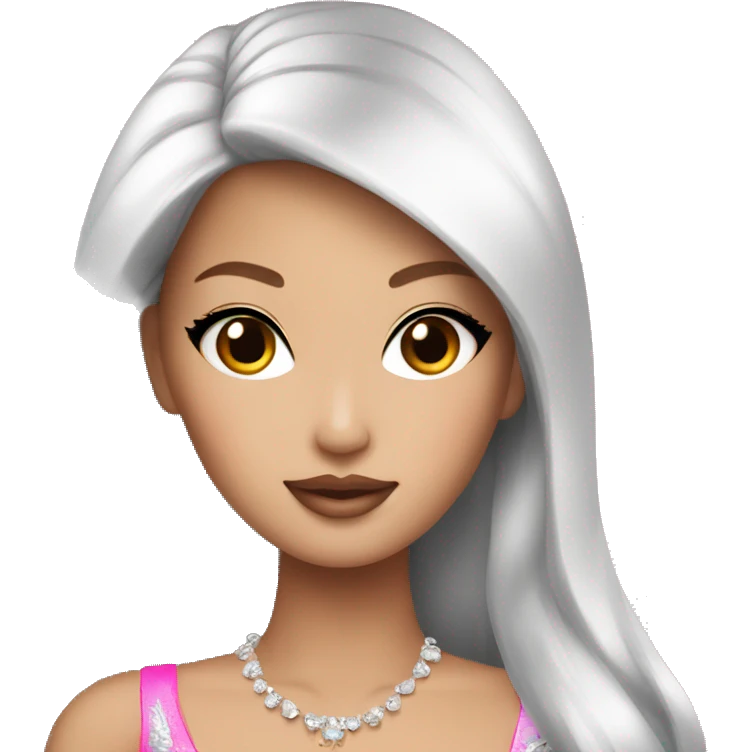 glamorous asian barbie  emoji
