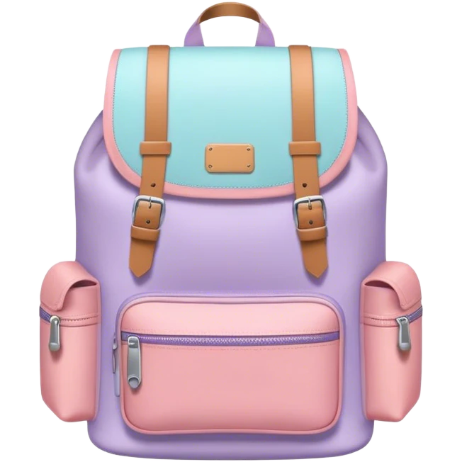pastel backpack emoji