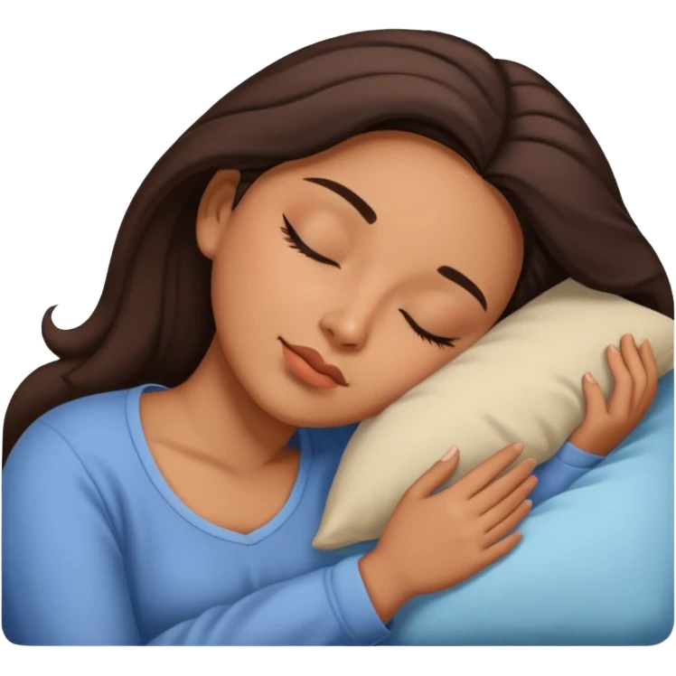 Latina baddie sleeping emoji