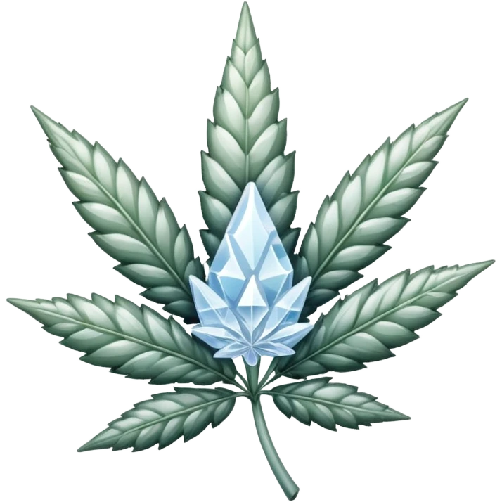 white color marijuana emoji