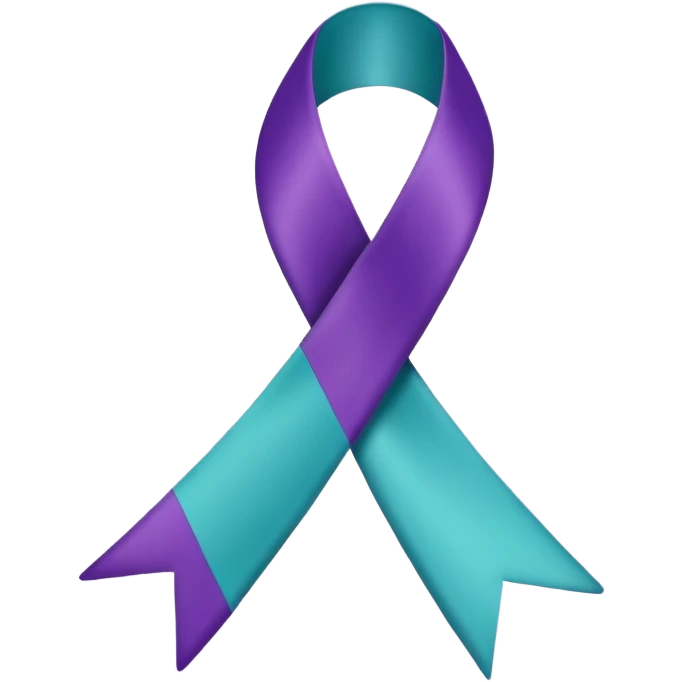 cervical cancer ribbon  emoji
