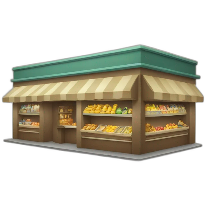 Shopping bar emoji
