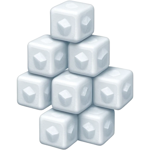 White sugar in cubes emoji