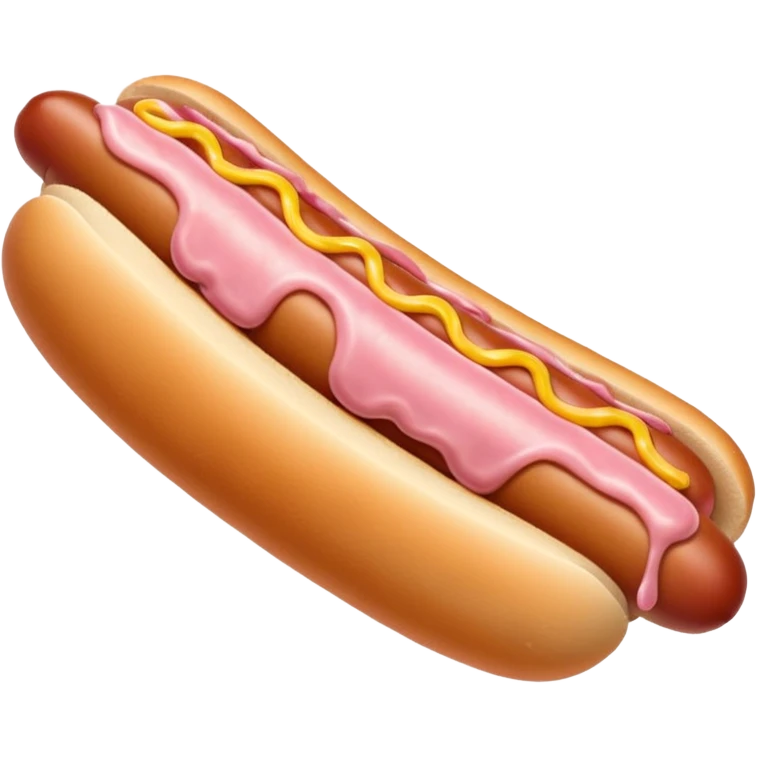 Light Pink Hot Dog emoji