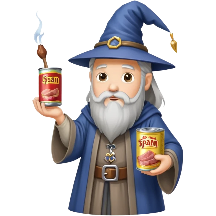 spam meat history historian wizard emoji