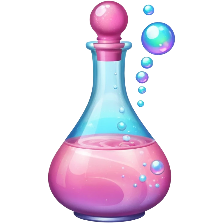 pink potion bottle emoji