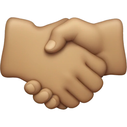 handshake a fist bump emoji