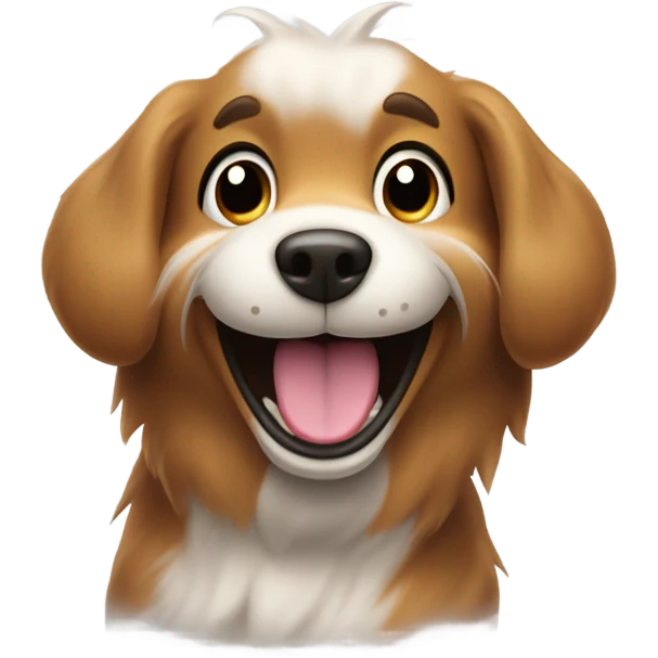 Happy dog emoji