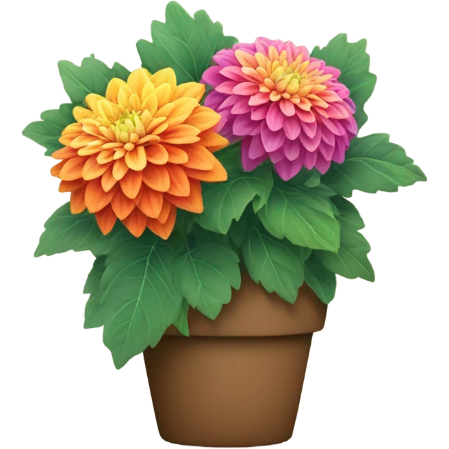 Dahlias plant  emoji