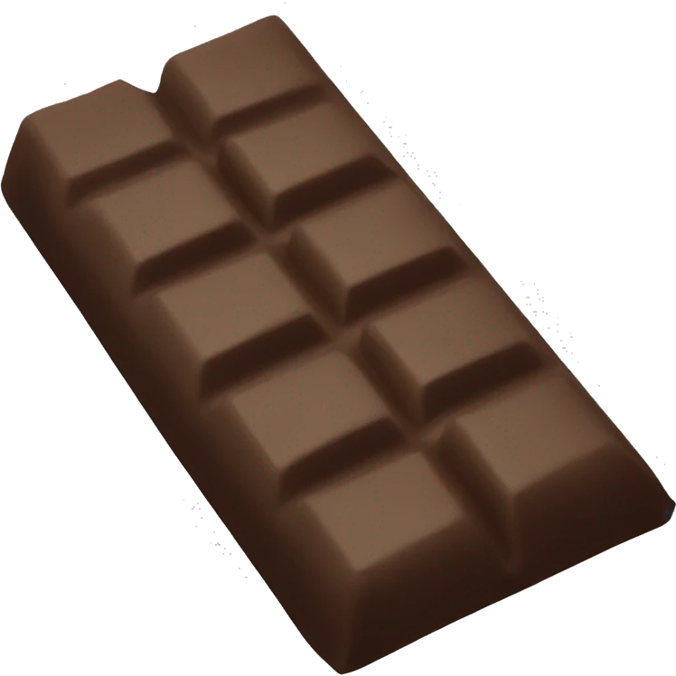 A chocolate bar emoji