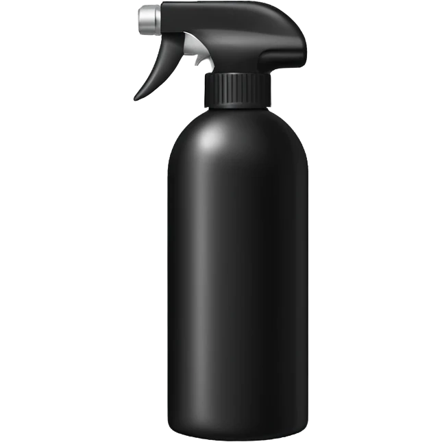 black bottle of hair spray emoji