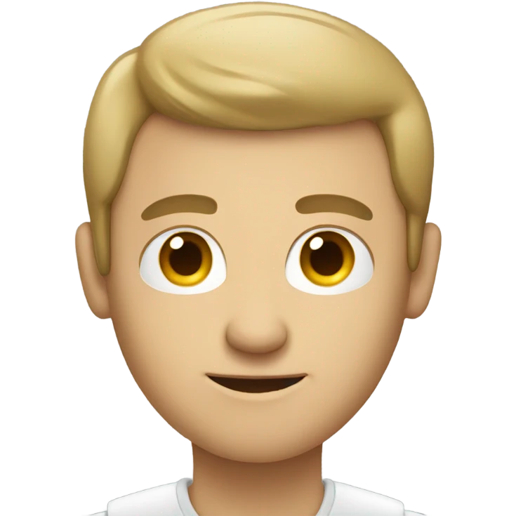 white men standing with ipad emoji