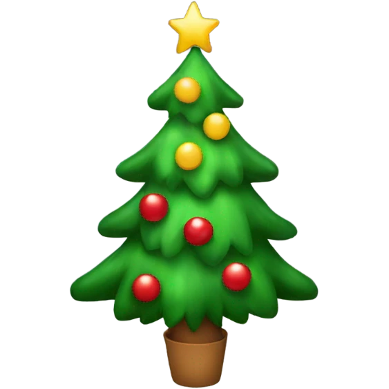Christmas tree emoji