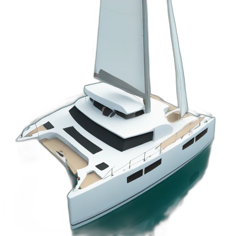 Catamaran white emoji