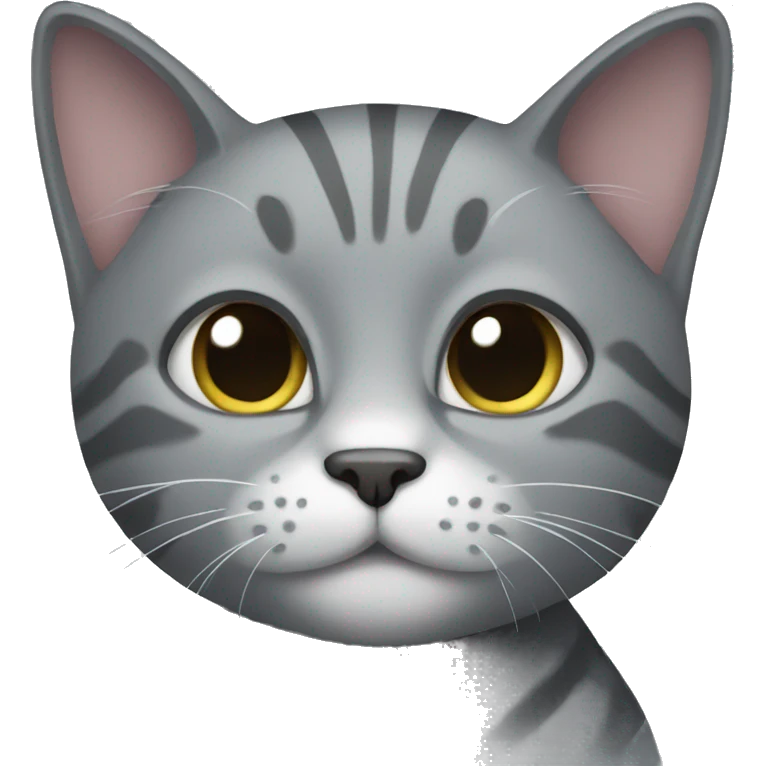grey cat emoji