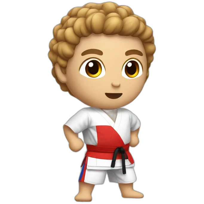 Teakwondo player emoji