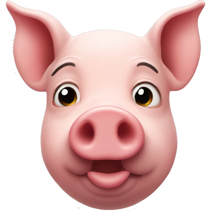 Pig with love eyes emoji