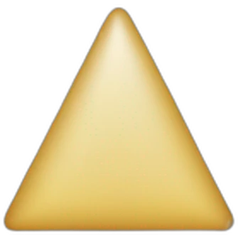 Dual layered triangle rounded corners emoji