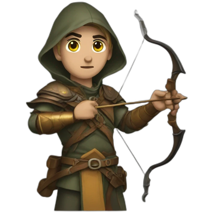 Dungeons and Dragons archer emoji