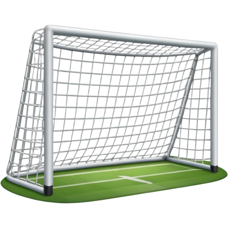 football goal straight on emoji