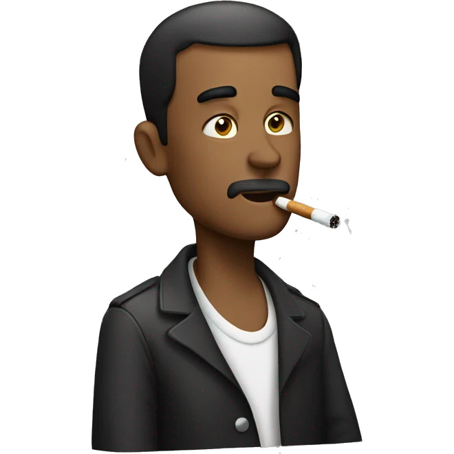man smoking a cigarette  emoji