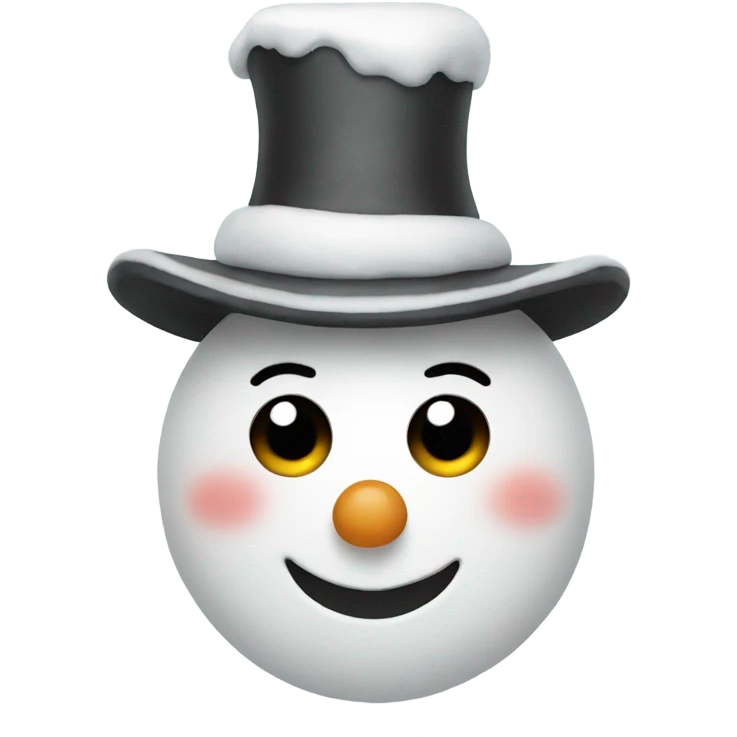 Christmas snowman  emoji