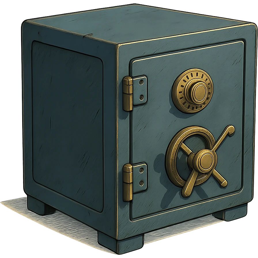 locked money safe emoji