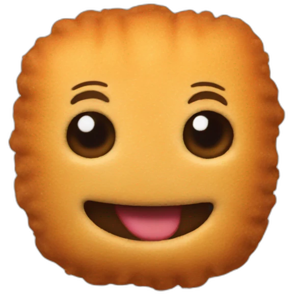 Chat mang croquettes emoji