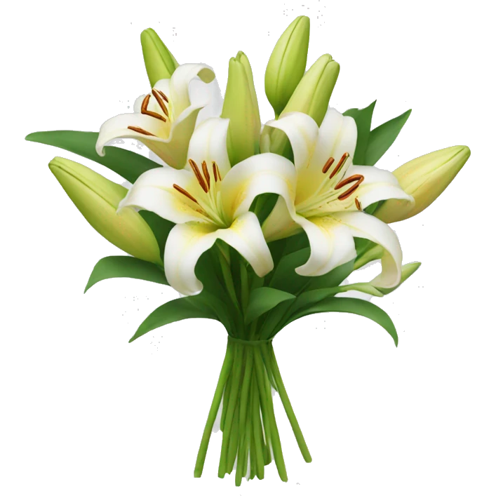 lily bouquet emoji