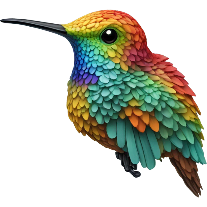 hummingbird heart emoji