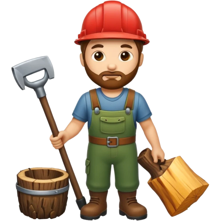 woodcutter emoji