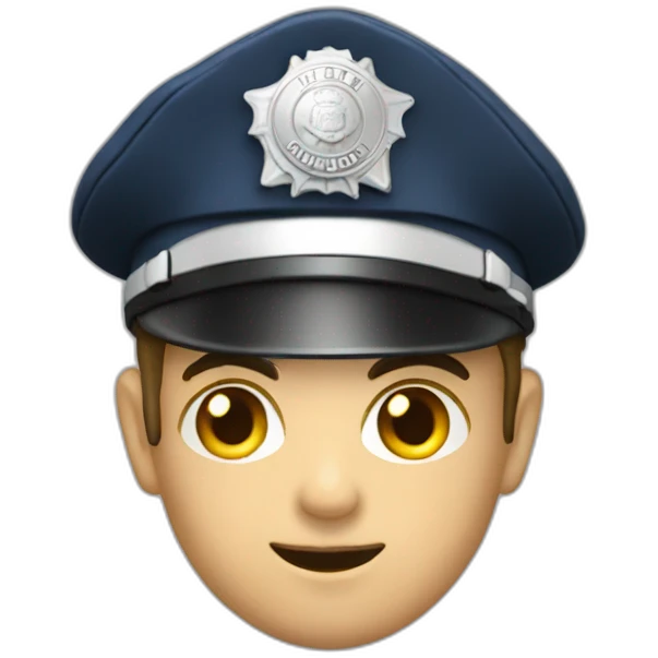 Policier avec matraque emoji