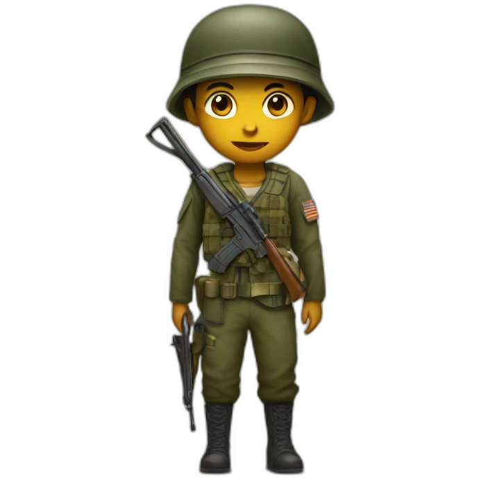 child soldier emoji